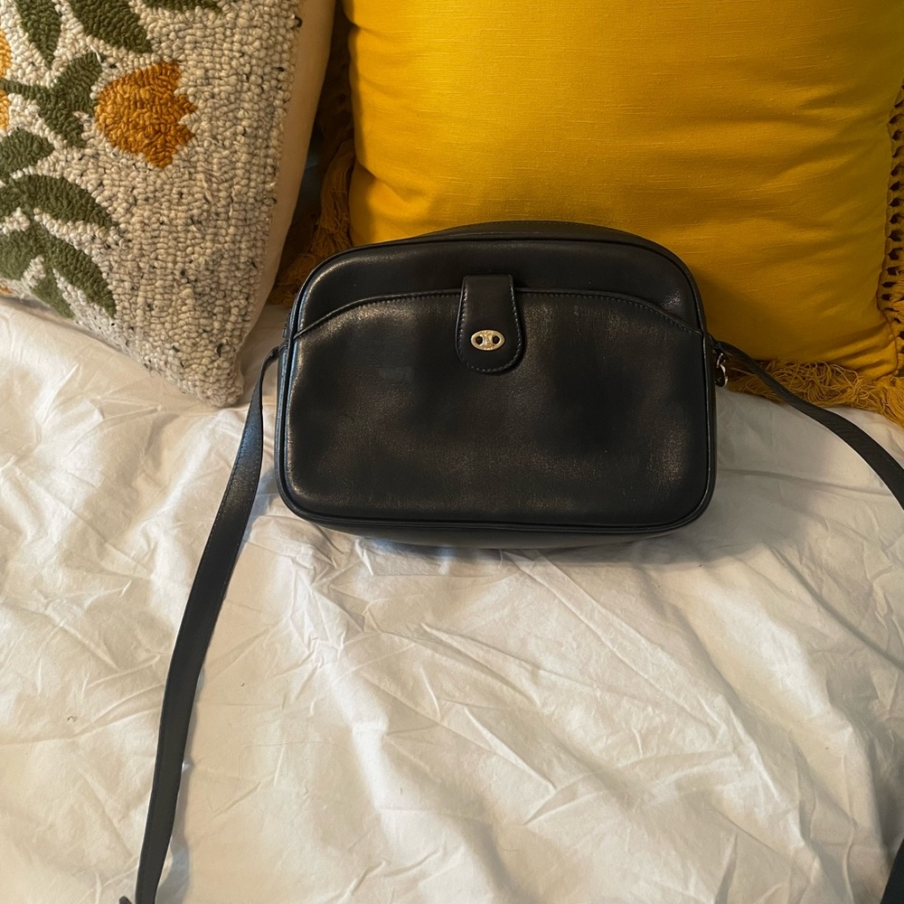 Vintage Celine Crossbody Bag, Navy